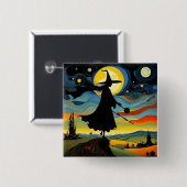 Die Hexenuhren Button (Vorne & Hinten)