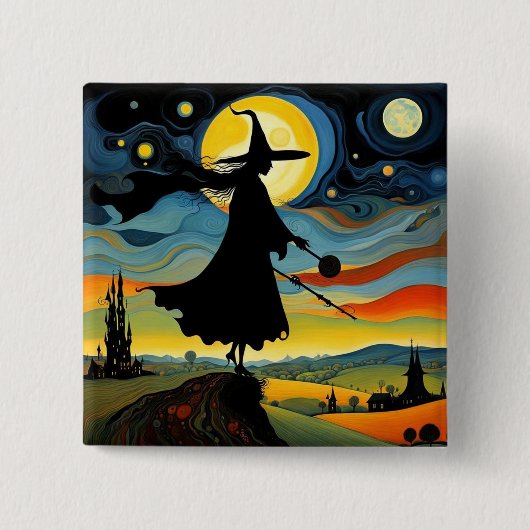 Die Hexenuhren Button (Vorderseite)