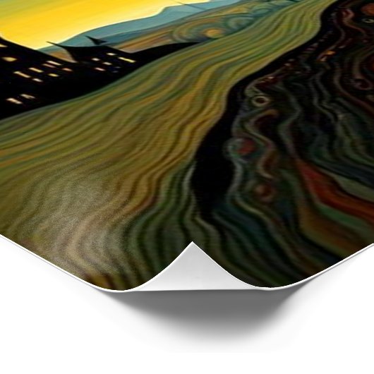 Die Hexenuhren Poster (Ecke)