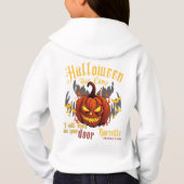 Die Hexenzeit Halloween ist da Hoodie (Rückseite)