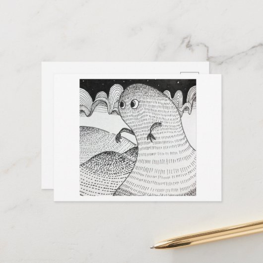 Die Hexenzeit Postkarte (Vorderseite/Rückseite Beispiel)