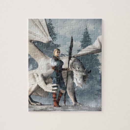 Die Hexerei des weißen Drachen Puzzle (Vertikal)