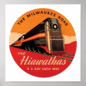Die Hiawathas Milwaukee Road Poster (Vorne)