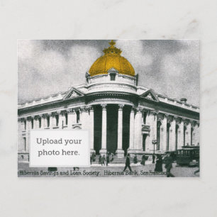 Die Hibernia Savings and Loan Society Postkarte