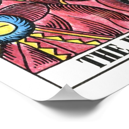 Die Hierophant-Tarot-Karte Poster (Ecke)