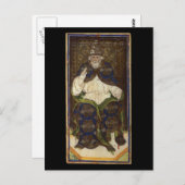 Die Hierophant-Tarot-Karte Postkarte (Vorne/Hinten)