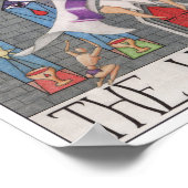 Die Hierophant-Tarotkarte Poster (Ecke)