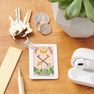 Die Hierophon Dur Arcana-Tarot-Karte Schlüsselanhänger