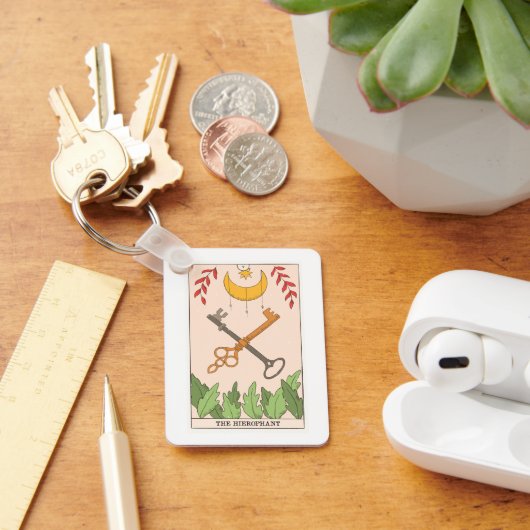 Die Hierophon Dur Arcana-Tarot-Karte Schlüsselanhänger (Schreibtisch)