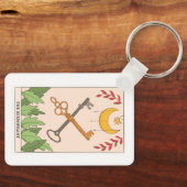 Die Hierophon Dur Arcana-Tarot-Karte Schlüsselanhänger (Vorderseite)