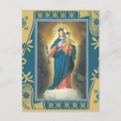 Die Hilfe der Frau mit dem Baby Jesus Postca Postkarte (Vorderseite)