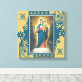 Die Hilfe der Frau mit dem Jesuskind Leinwanddruck (Insitu (Holzboden))