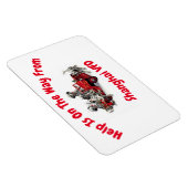 Die Hilfe ist auf dem Weg zu einem flexiblen Magne Magnet (Rechte Seite)