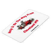 Die Hilfe ist auf dem Weg zu einem flexiblen Magne Magnet (Linke Seite)