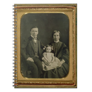 Die Hiller Familie, c.1850 (Daguerreotype) Notizblock