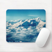 Die Himalaya-Berge in Wolken Blauer Himmel Mousepad (Mit Mouse)