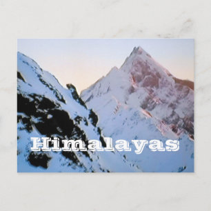 Die Himalaya-Everest-Postkarte Postkarte