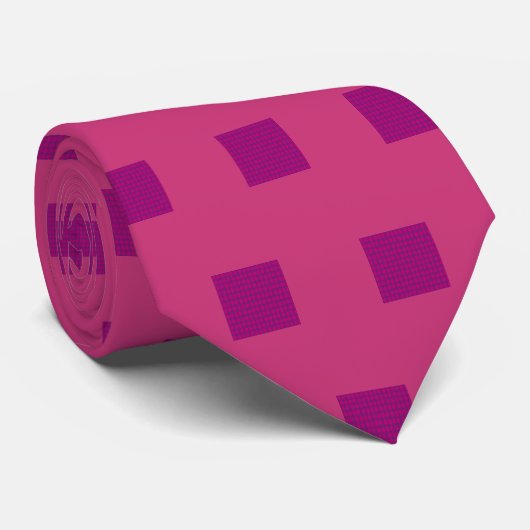 Die Himbeere und die magentarote silk Krawatte der (Gerollt)