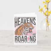 Die Himmel Brausen, Psalm 19_1 Bibelvers Karte (Gelbe Blume)