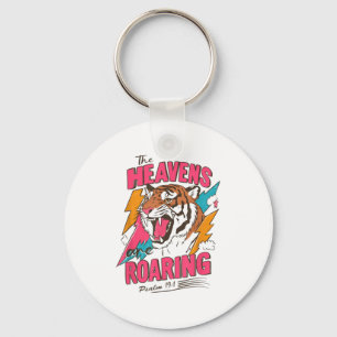 Die Himmel Brausen Psalm 19_1, Retro Tiger Gr Schlüsselanhänger