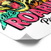 Die Himmel Brüllen Psalm 19_1 Tiger Christlich Poster (Ecke)