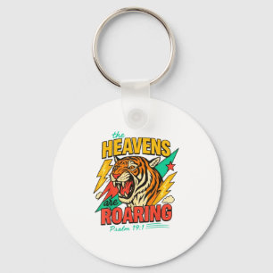 Die Himmel Brüllen Psalm 19_1 Tiger Christlich Schlüsselanhänger