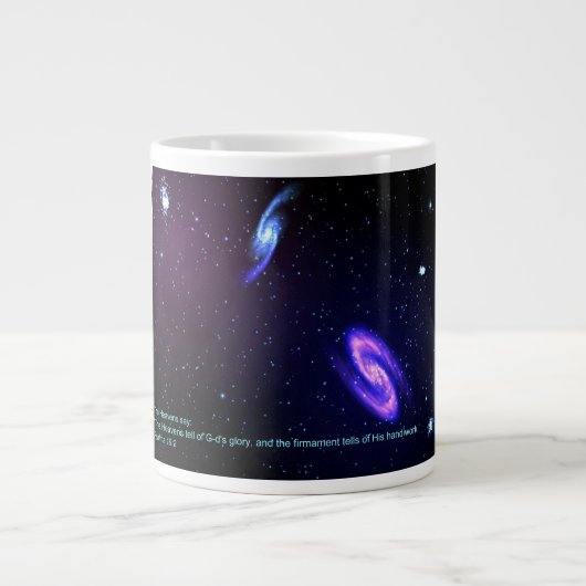 Die Himmel Jumbo-Tasse (Vorderseite)