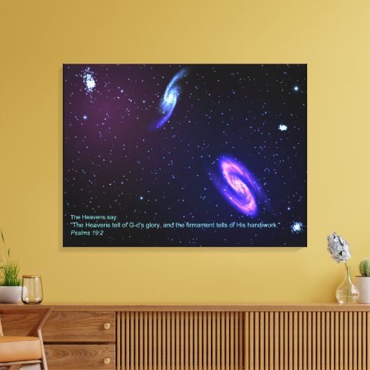 Die Himmel Leinwanddruck (Insitu (Wohnzimmer))