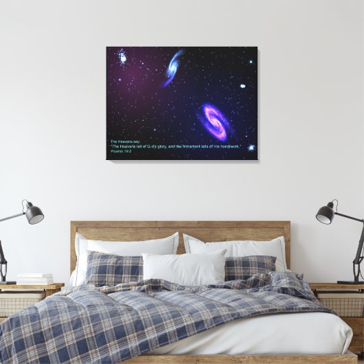 Die Himmel Leinwanddruck (Insitu (Schlafzimmer))