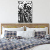 Die Himmel nennen, Schwarz und Weiß, schöne Kunst Leinwanddruck (Insitu (Schlafzimmer))