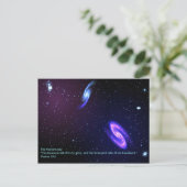 Die Himmel Postkarte (Stehend Vorderseite)