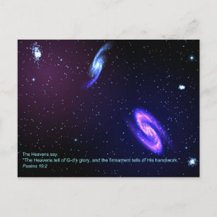 Die Himmel Postkarte