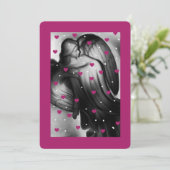 Die Himmel reißen heute an Herz Einladung (Stehend Vorderseite)