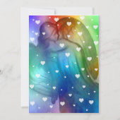 Die Himmel reißen heute an Herz Einladung (Vorderseite)