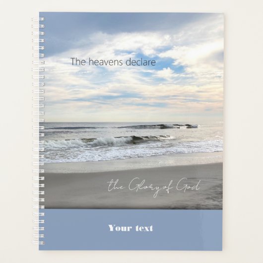 Die Himmel verkünden den Ruhm Gottes Planer (Vorderseite)