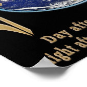 Die Himmel verkünden die Herrlichkeit Gottes Poste Poster (Ecke)