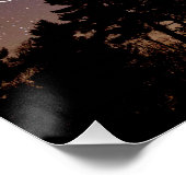 Die Himmel verkünden die Herrlichkeit Gottes Poster (Ecke)