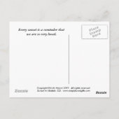 Die Himmel verkünden die Herrlichkeit Gottes;.. Postkarte (Rückseite)