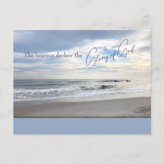 Die Himmel verkünden die Herrlichkeit Gottes Postkarte