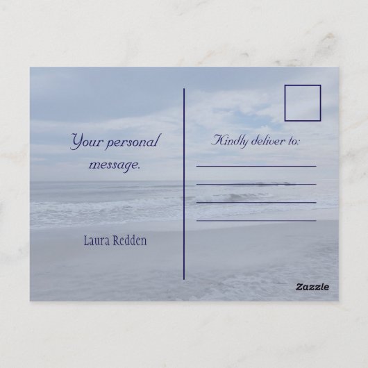 Die Himmel verkünden die Herrlichkeit Gottes Postkarte (Rückseite)