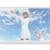 Die Himmelfahrt Jesu Aufkleber (Vorderseite)