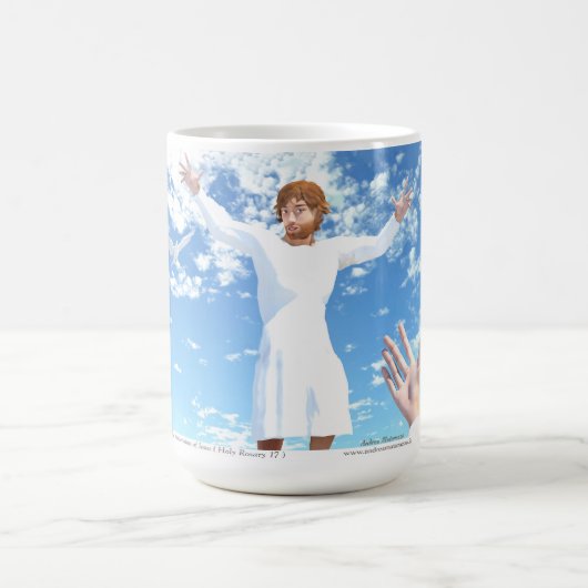 Die Himmelfahrt Jesu Kaffeetasse (Mittel)