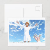 Die Himmelfahrt Jesu Postkarte (Vorne/Hinten)