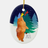 Die Himmelskasse 2021 Keramik Ornament (Vorne)