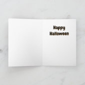 Die Himmelsleuchten der Halloween-Hexe Karte (Innenseite)