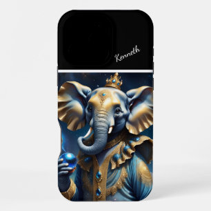 Die Himmelssphäre des Königlichen Elefanten iPhone 16 Pro Max Hülle