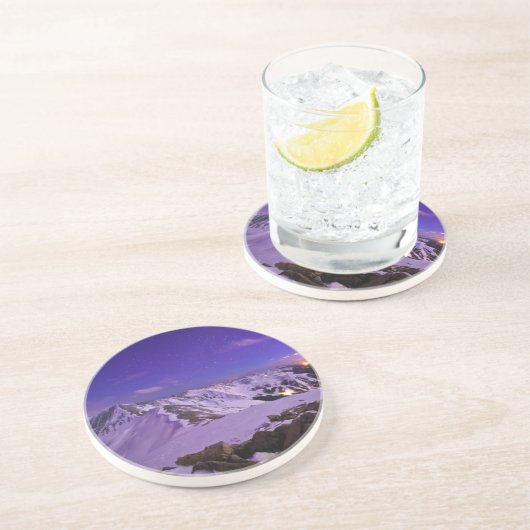 Die himmlische Ansicht des Amors Getränkeuntersetzer (Seite)