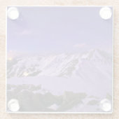 Die himmlische Ansicht des Amors Glasuntersetzer (Rückseite)