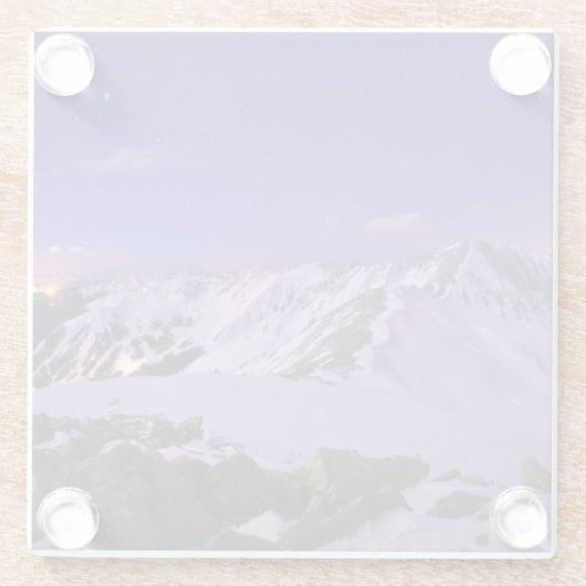 Die himmlische Ansicht des Amors Glasuntersetzer (Rückseite)