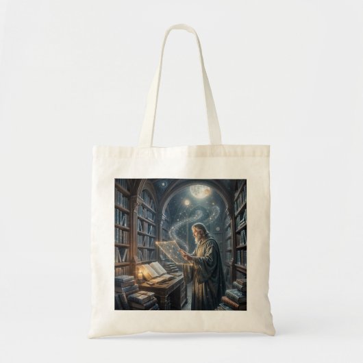 Die himmlische Bibliothek - eine perfekte Tasche f (Vorne)